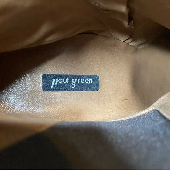 Paul Green Brown Suede Chelsea Heeled Bootie 6 / 8.5 - Picture 15 of 16